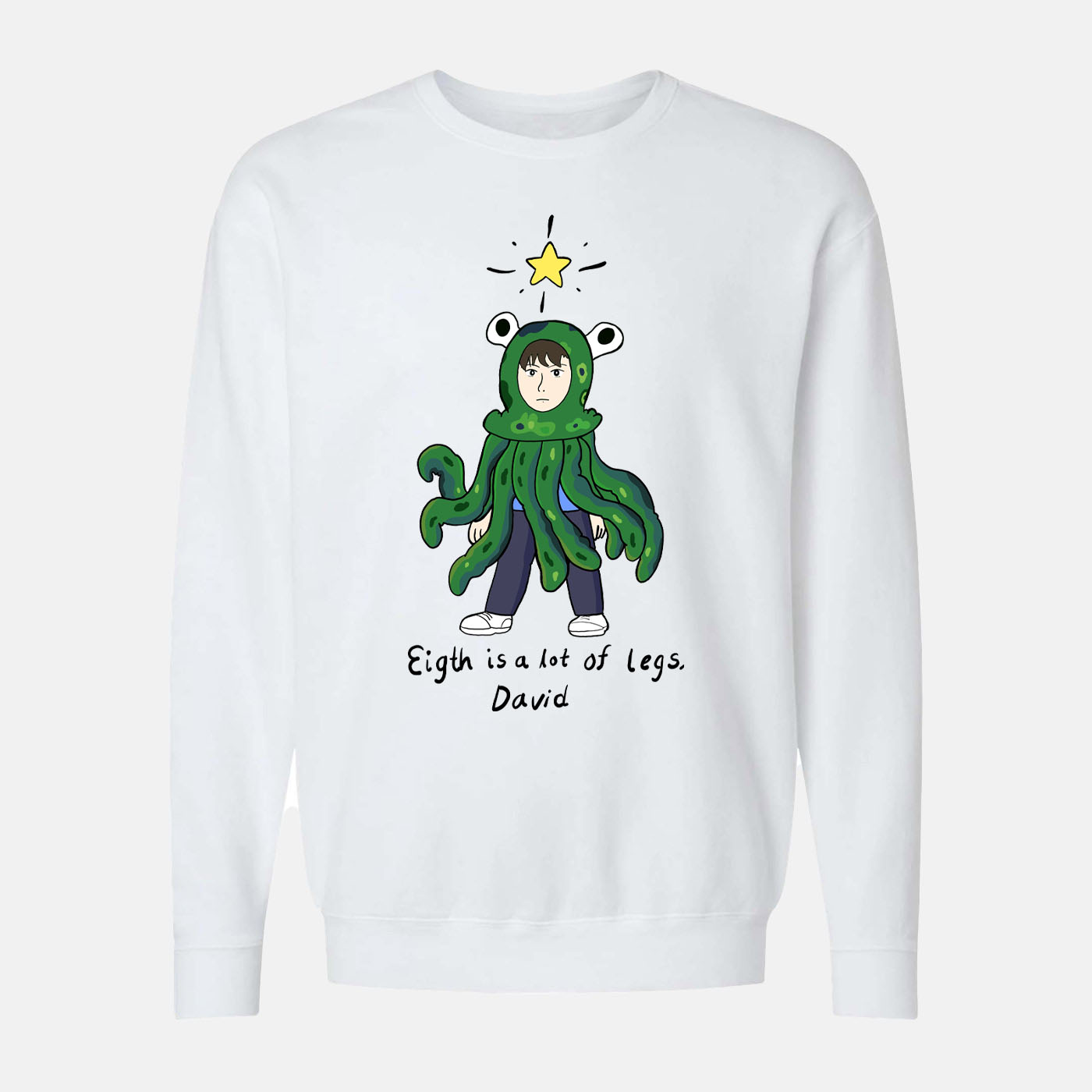 Love Actually Octopus Costume Kid Sweatshirt - Second View