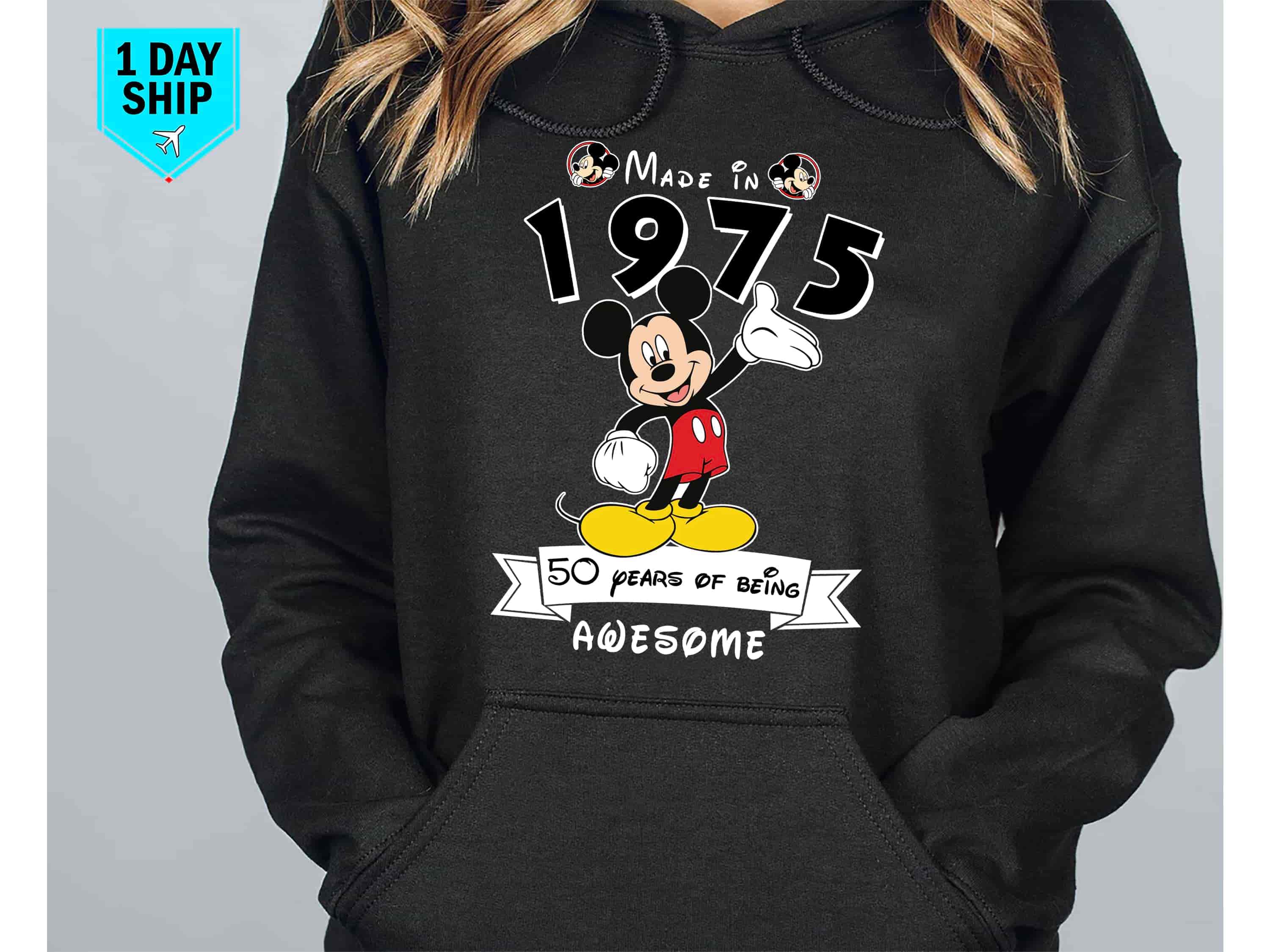 Mickey Minnie Birthday Hoodie