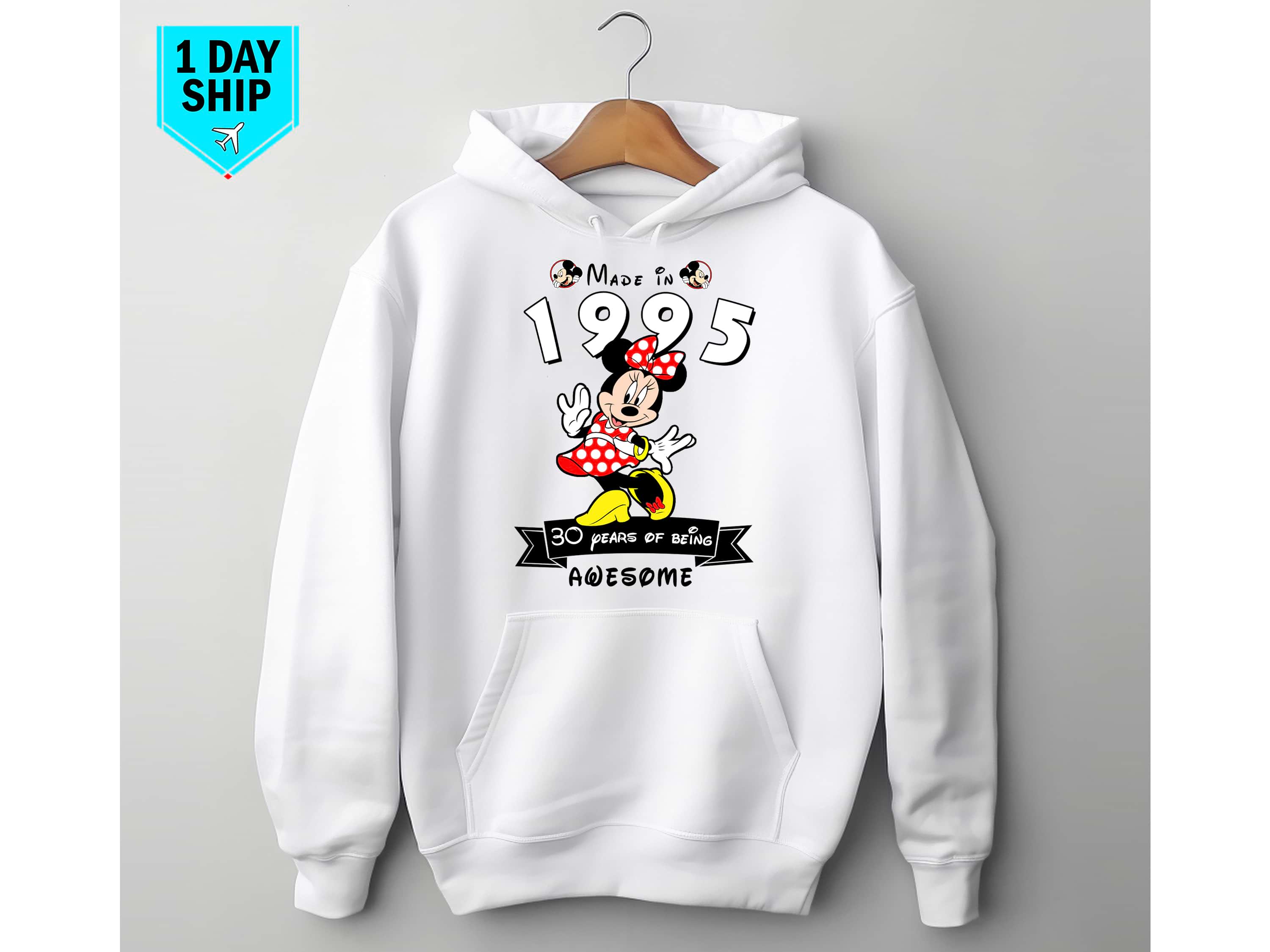 Mickey Minnie Birthday Hoodie - Second View