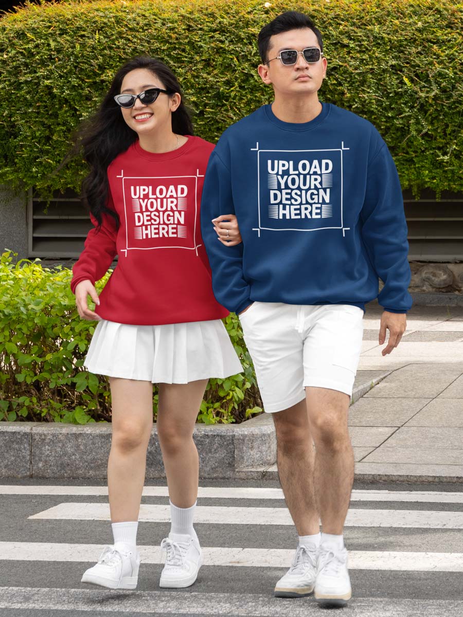 Custom Sweatshirt | Upload & Print Your Own Design - Second View