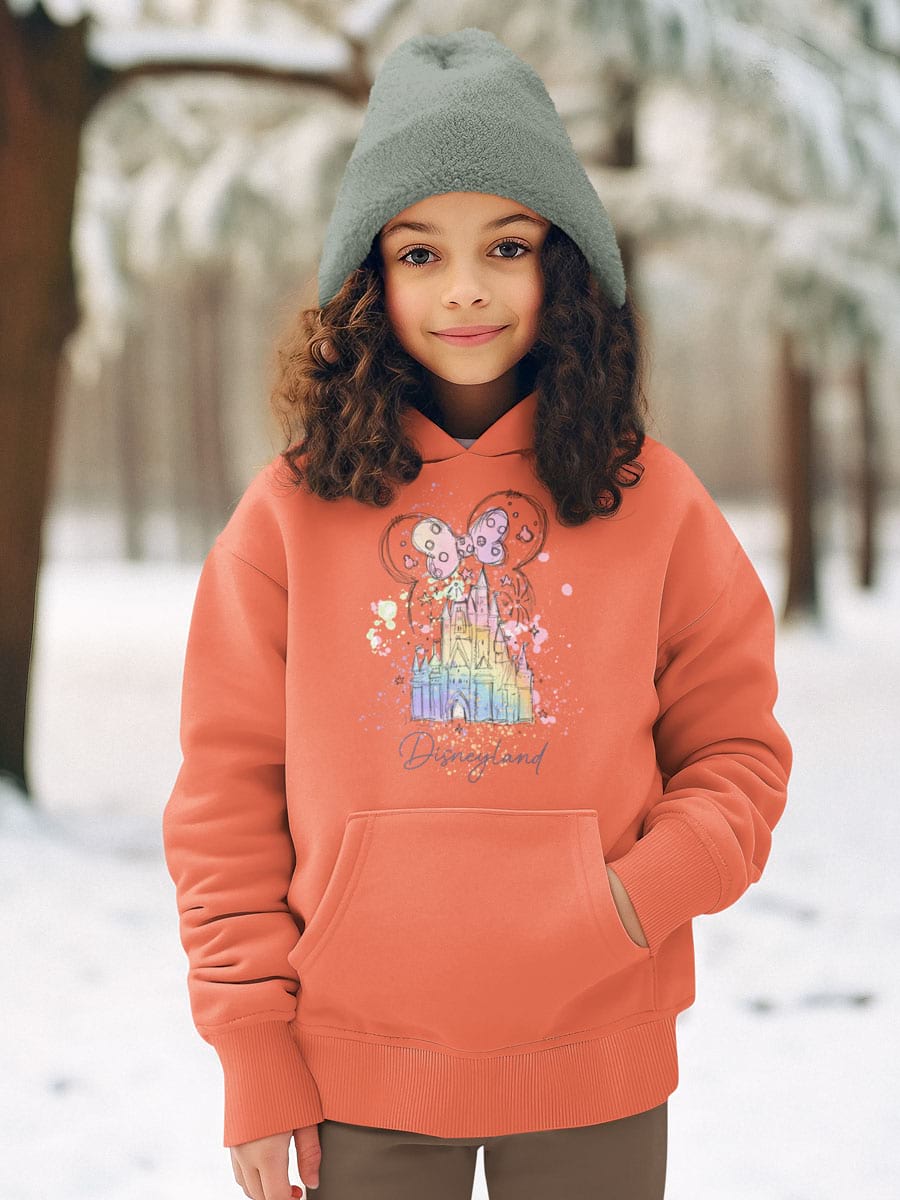 Colourful Disney Castle V2 Hoodie - Second View
