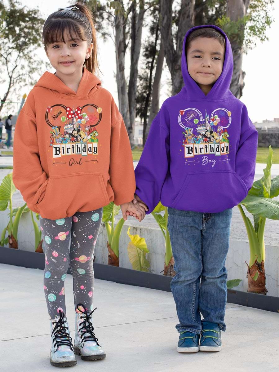 Disney Mickey Minnie Birthday Hoodie