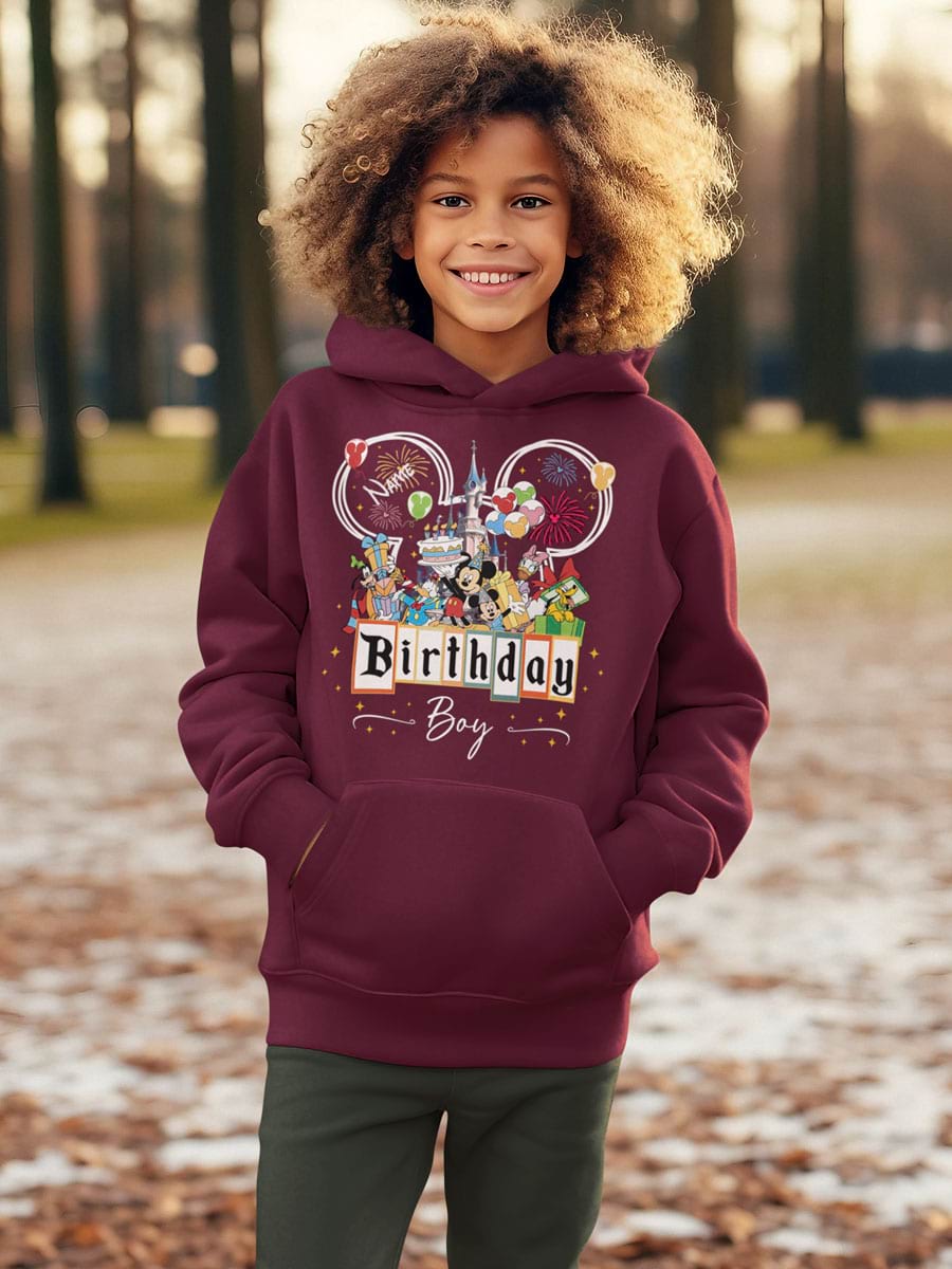 Disney Mickey Minnie Birthday Hoodie - Second View
