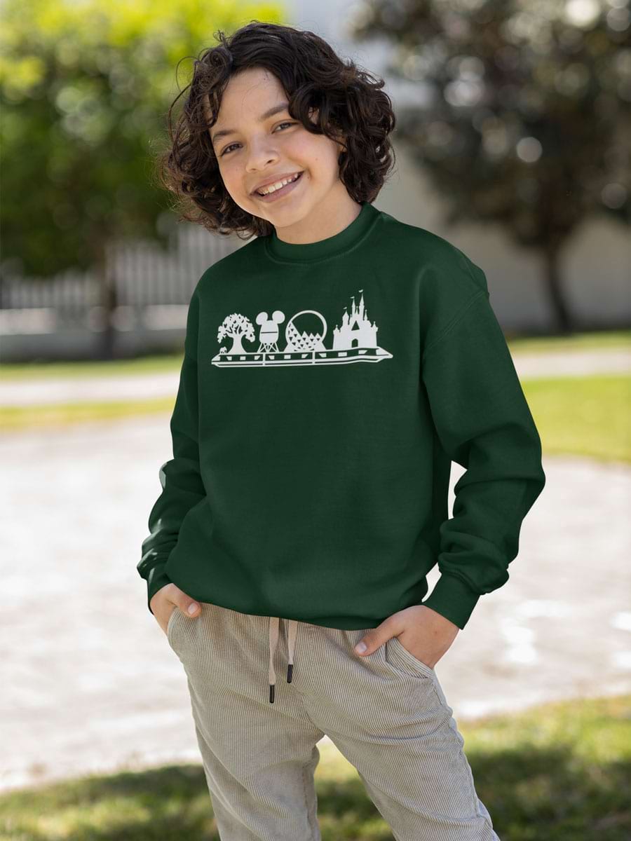 Florida Theme Park Landmarks Sweatshirt - Second View