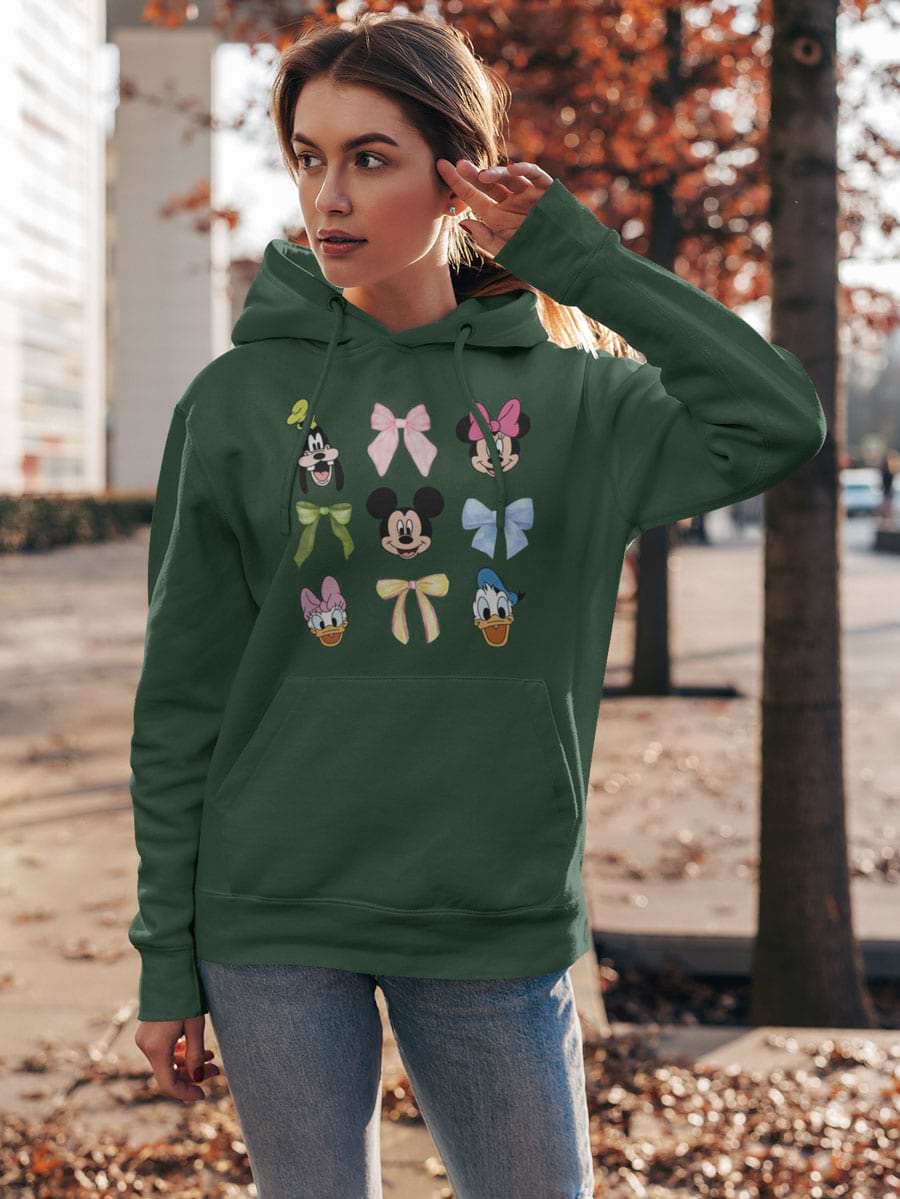 Mickey Minnie Bow Coquette V2 Hoodie - Second View