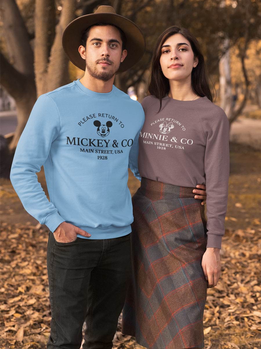 Mickey Minnie And Co Usa 1928 Sweatshirt