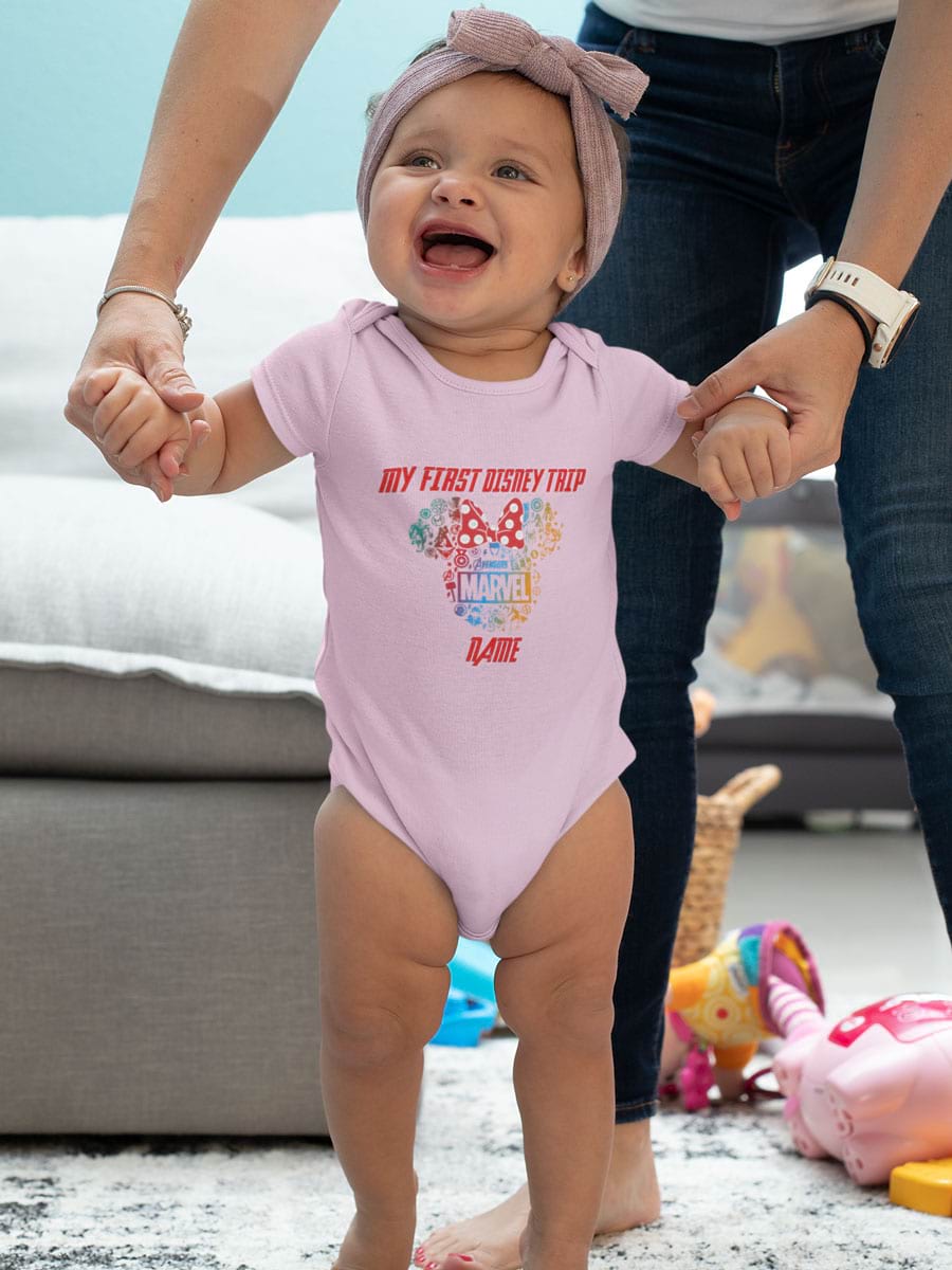 Avengers Marvel My First Disney Trip Babysuit - Second View