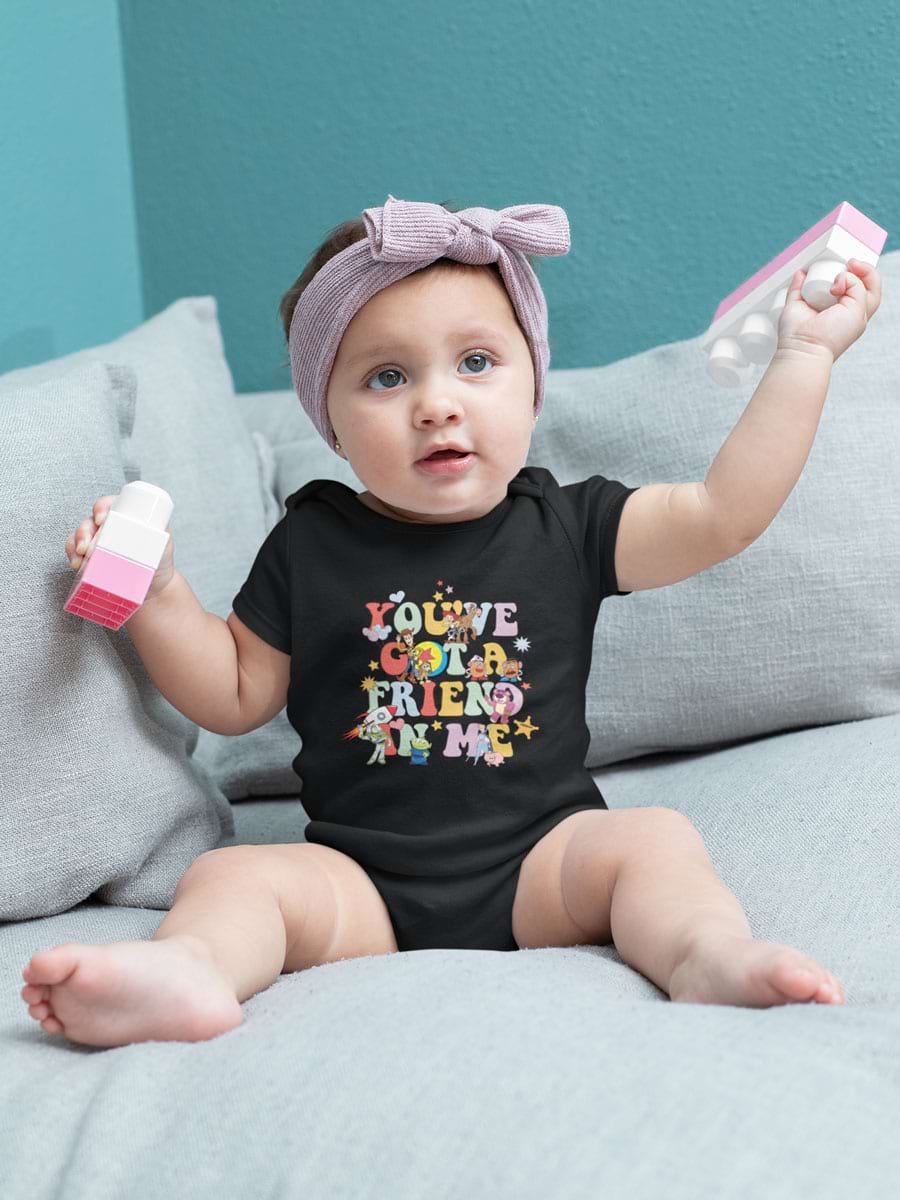 Cowboy And Friends Babysuit