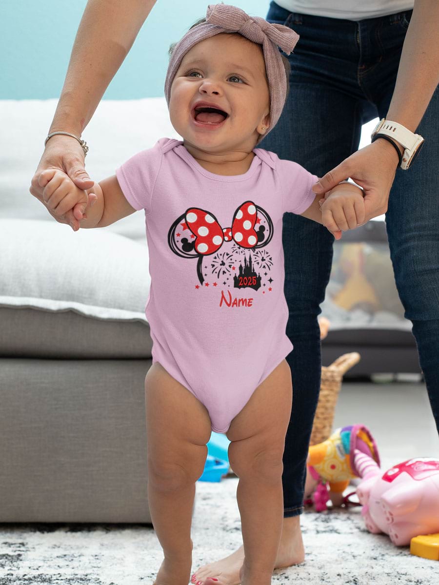 Mickey Minnie Castle V2 Babysuit