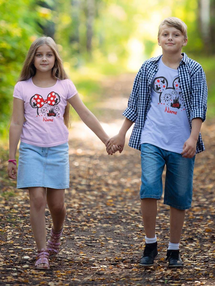 Mickey Minnie Castle V2 Tshirt