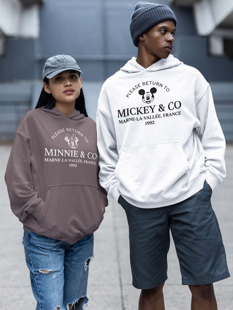Mickey Minnie And Co France 1992 Hoodie - Second View