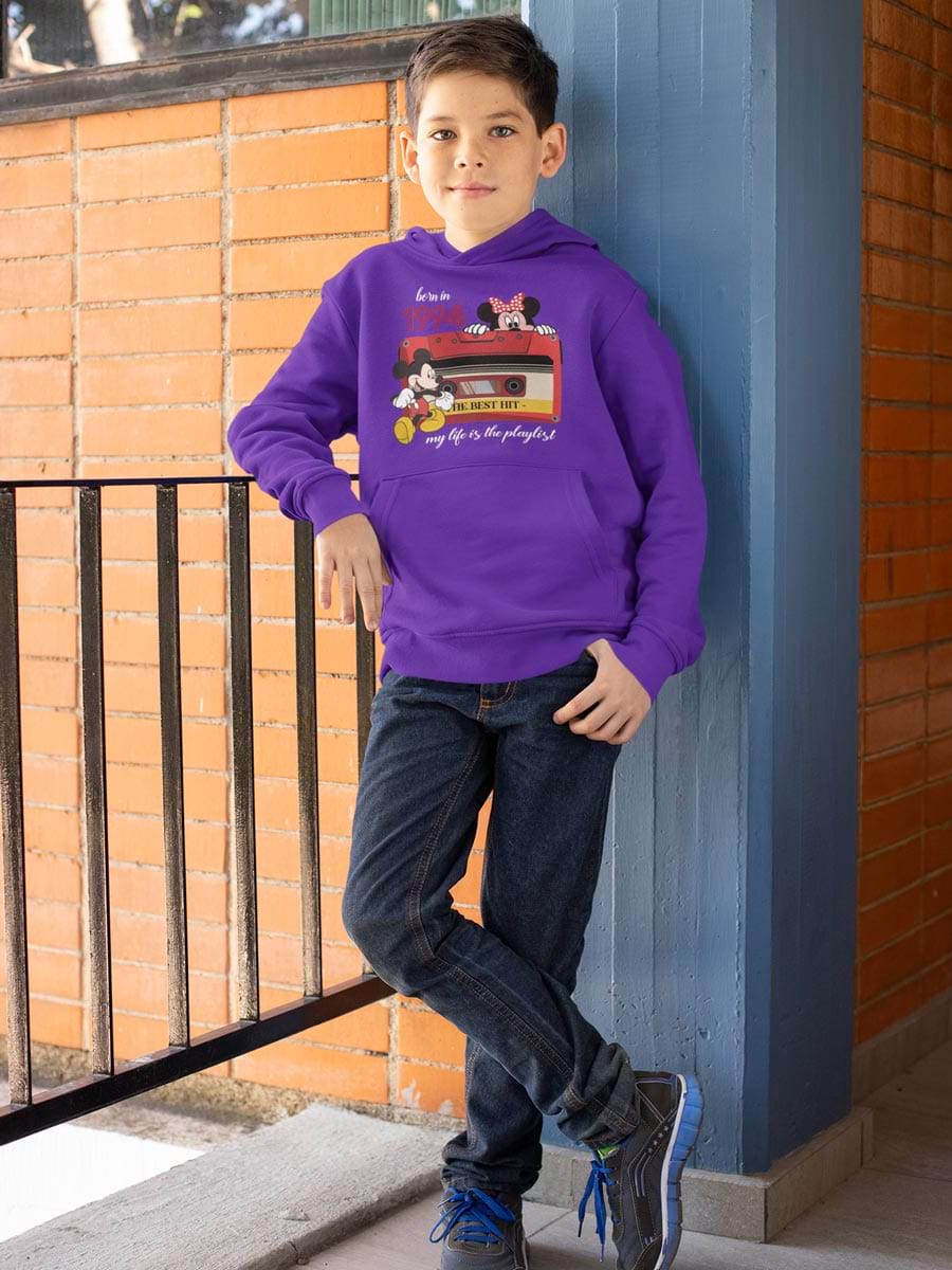 Retro Mickey Minnie Birthday Hoodie - Second View