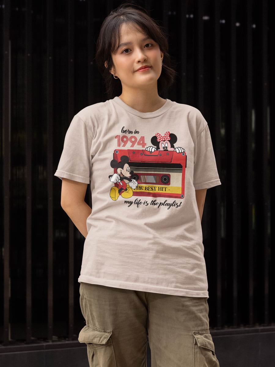 Retro Mickey Minnie Birthday Tshirt