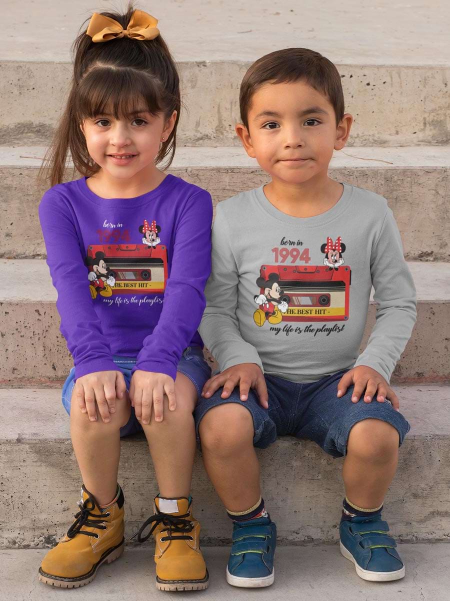 Retro Mickey Minnie Birthday V2 Sweatshirt - Second View