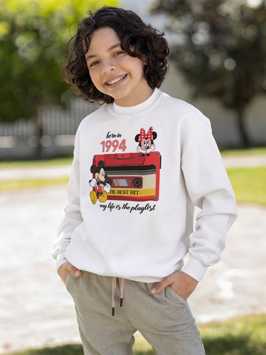 Retro Mickey Minnie Birthday V2 Sweatshirt