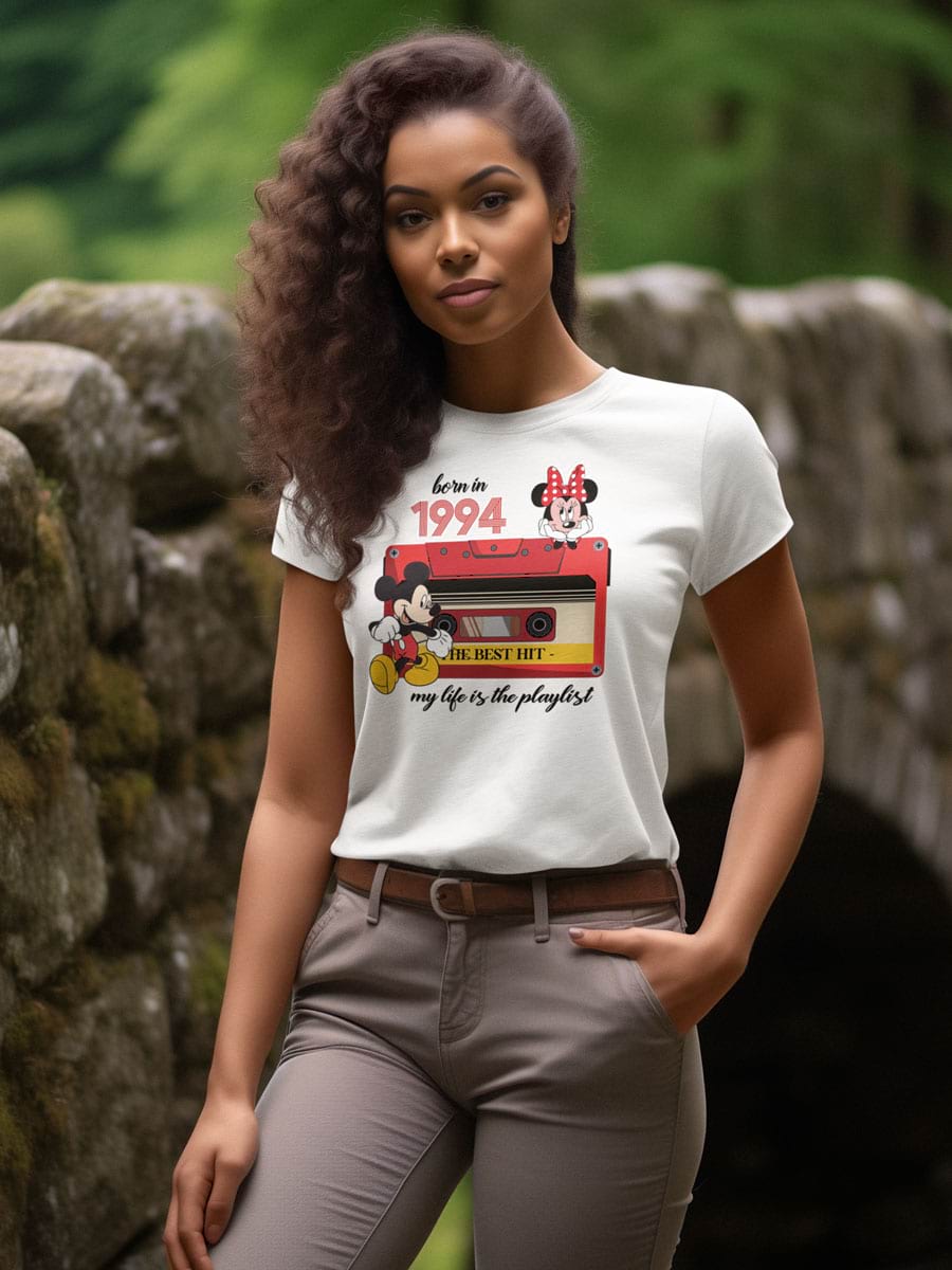 Retro Mickey Minnie Birthday V2 Tshirt