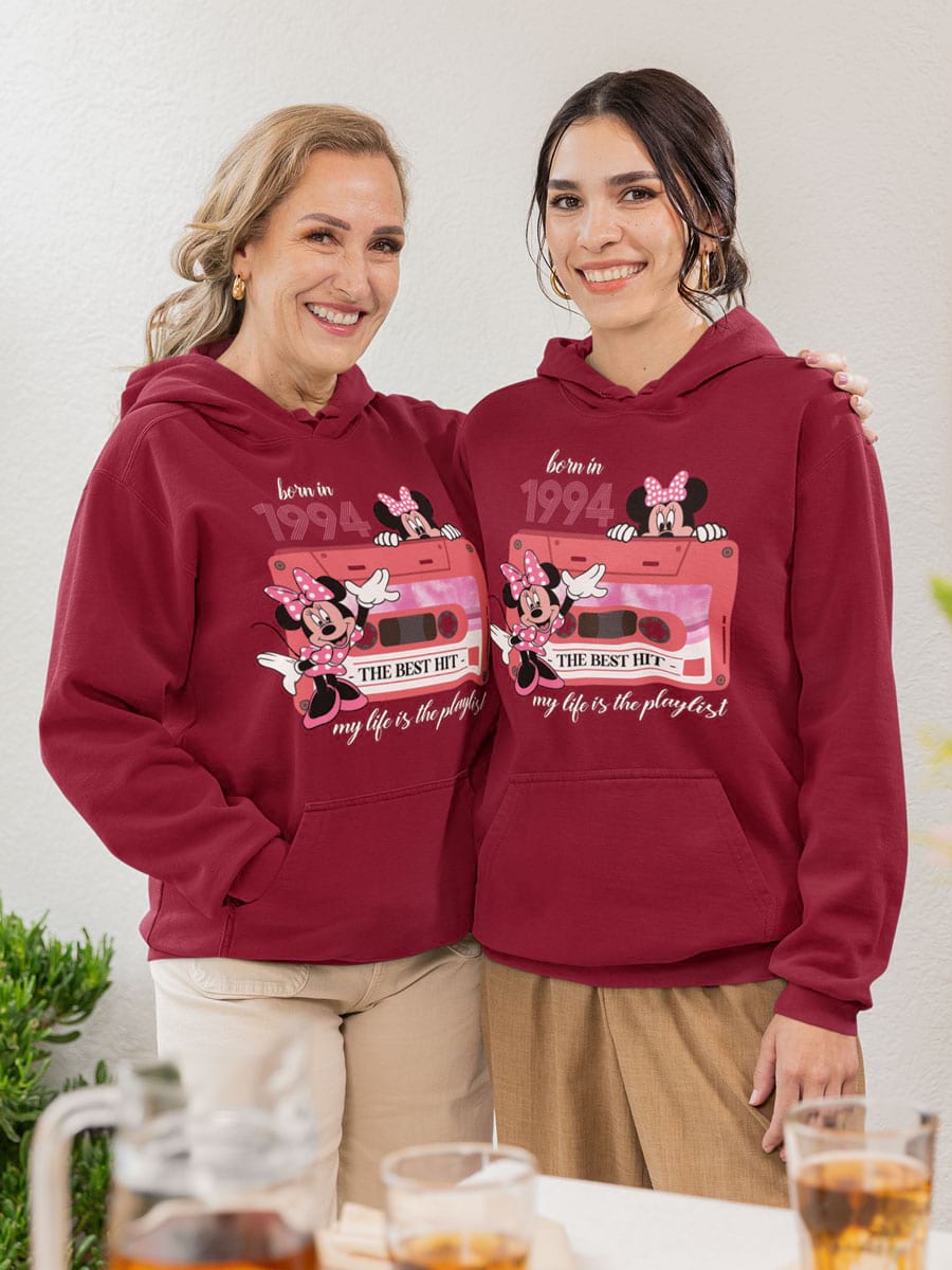 Retro Minnie Birthday Hoodie - Second View