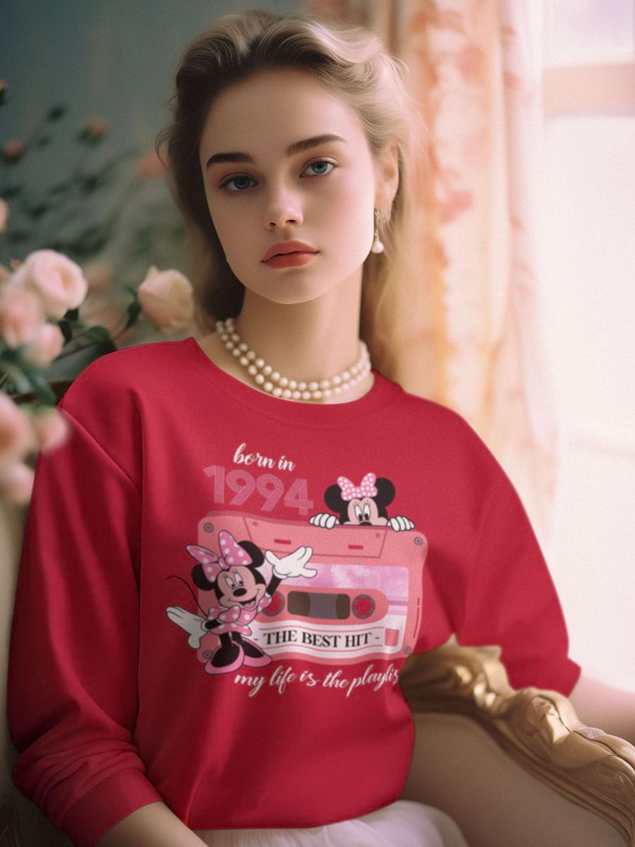 Retro Minnie Birthday Sweatshirt