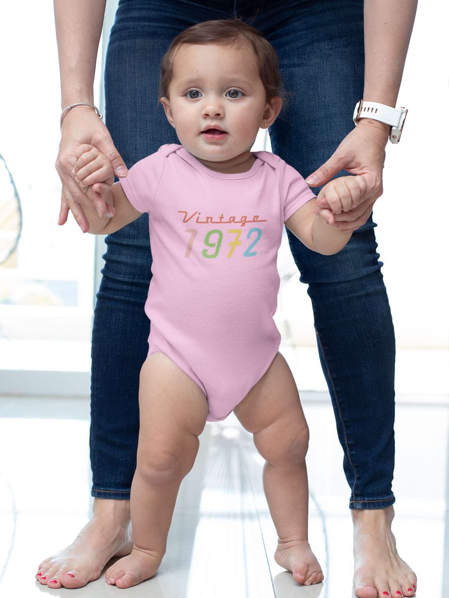 Vintage Birthday Babysuit