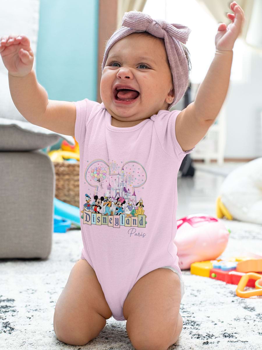 Mickey Disneyland Castle Babysuit