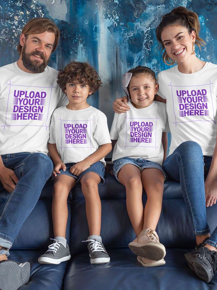 Custom A4 Front & Back Printing On Your Own T-Shirt | Upload Designs