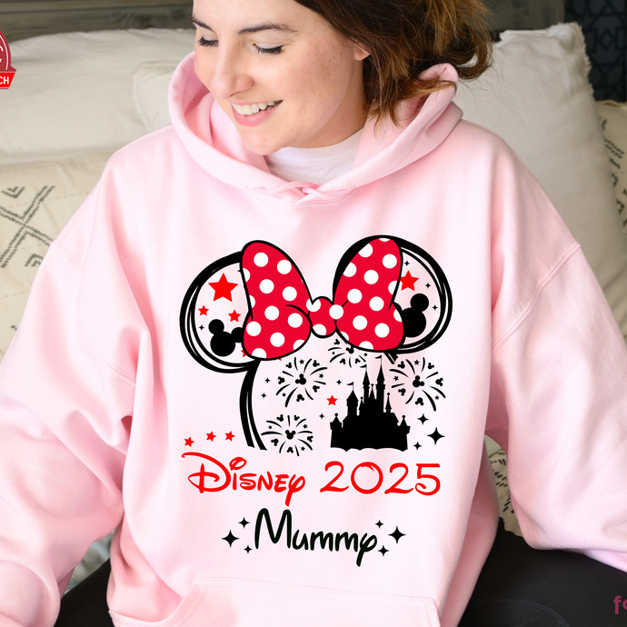 Mickey Minnie Disney Castle Hoodie - Second View