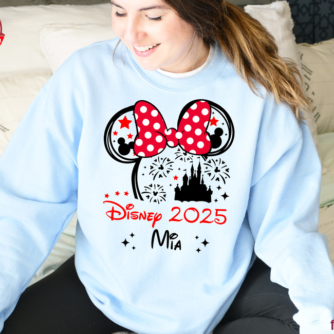 Mickey Minnie Disney Castle Sweatshirt
