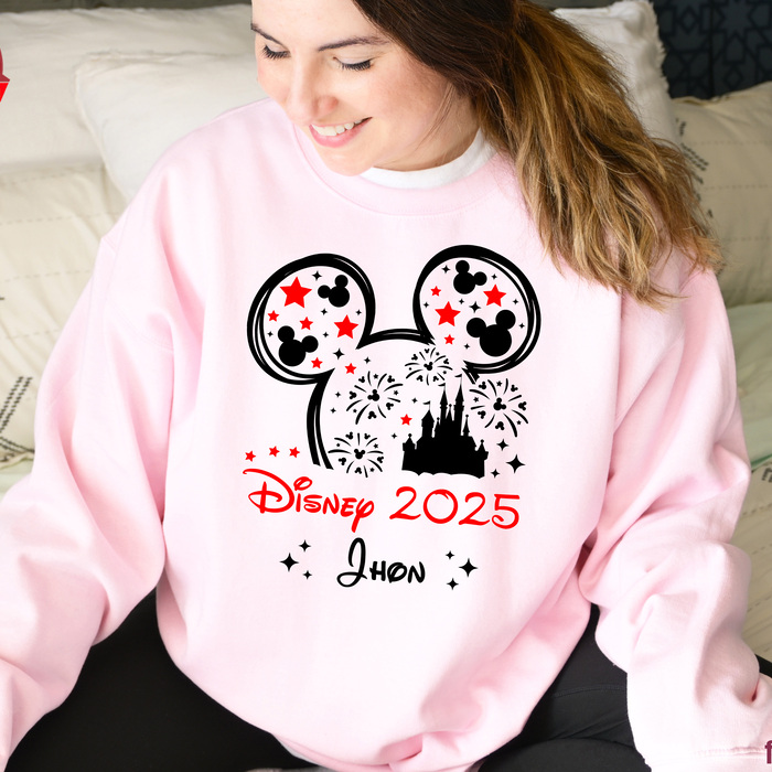 Mickey Minnie Disney Castle Sweatshirt - Second View