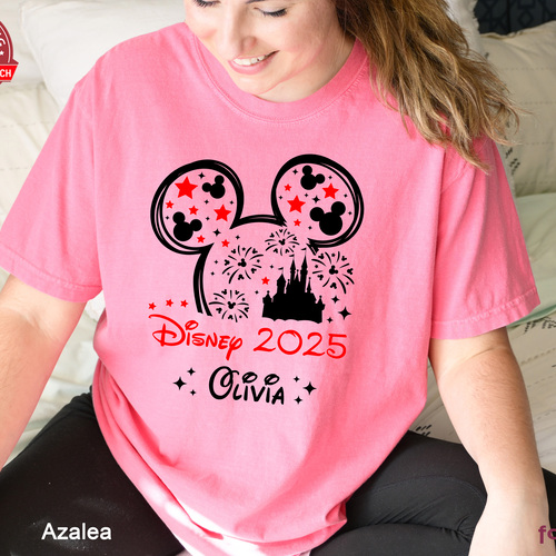Mickey Minnie Disney Castle Tshirt
