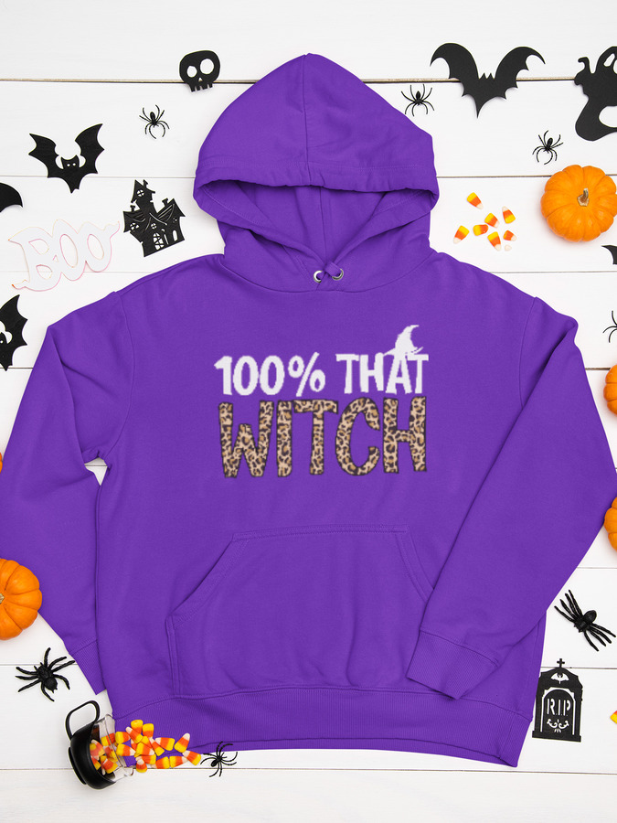 100 That Witch Hoodie - Second View