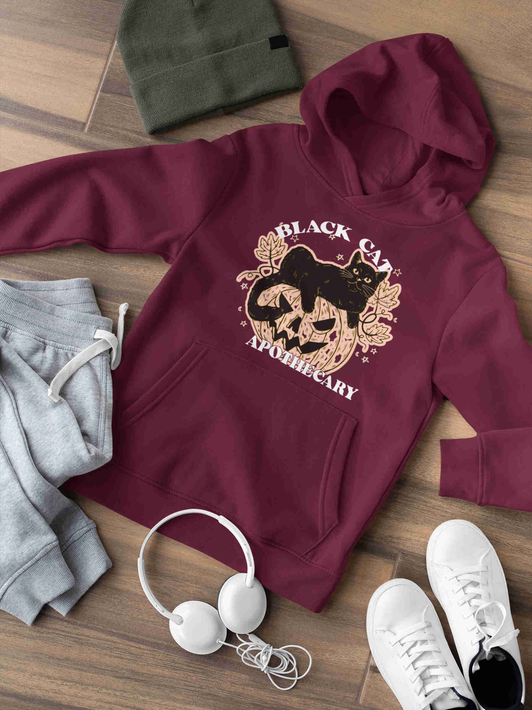 Black Cat Apothecary Hoodie - Second View