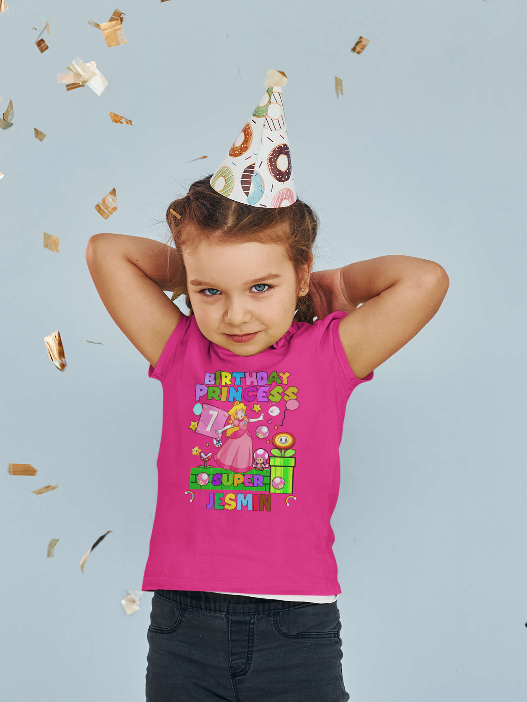 Rainbow Birthday Princess Tshirt