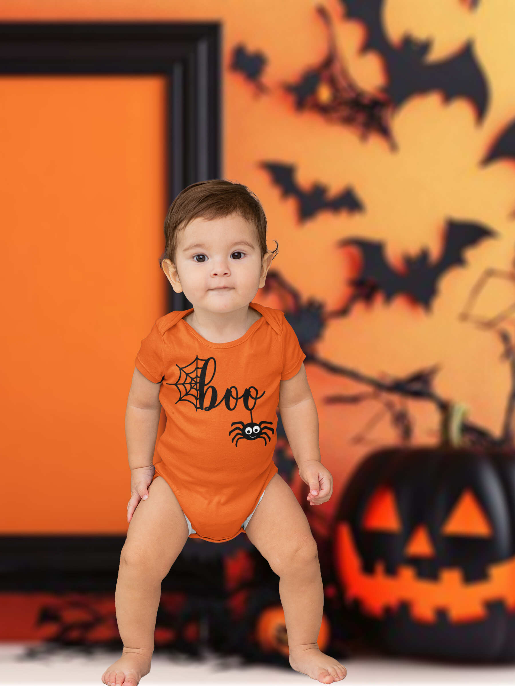 Boo Halloween Baby Suit - Second View