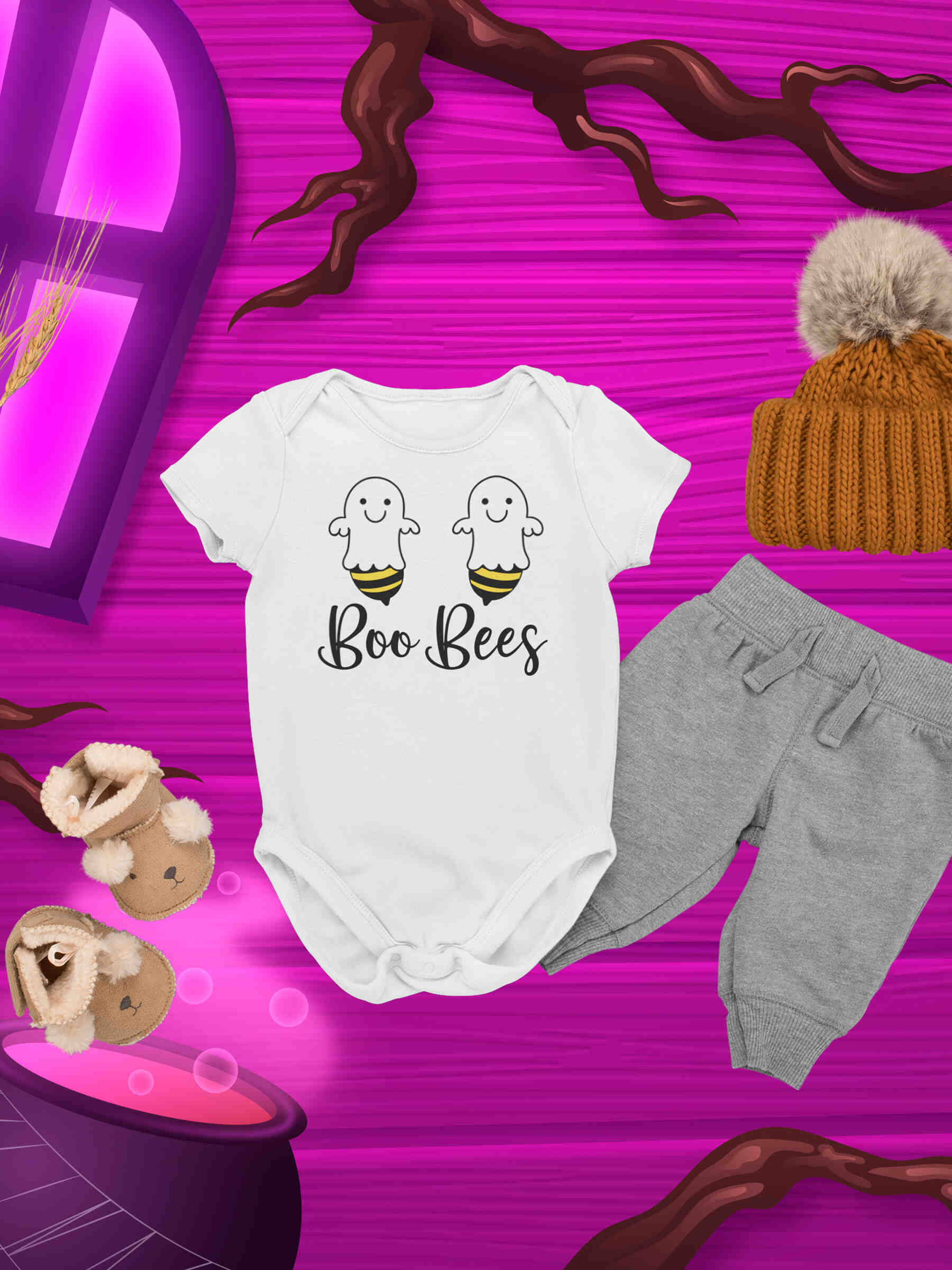 Boo Bees Baby Suit - Second View