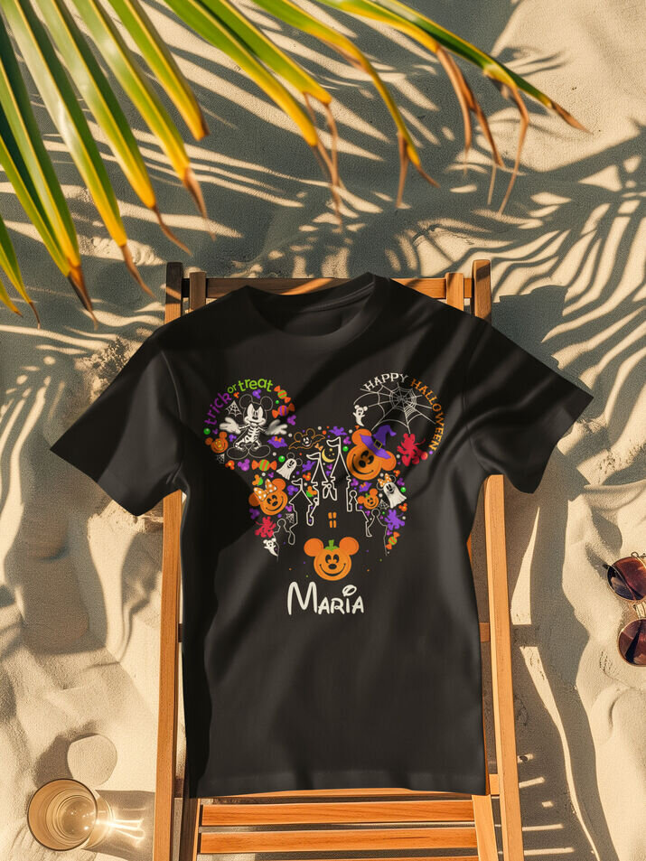 Mickey Pumpkin Head Halloween Tshirt - Second View