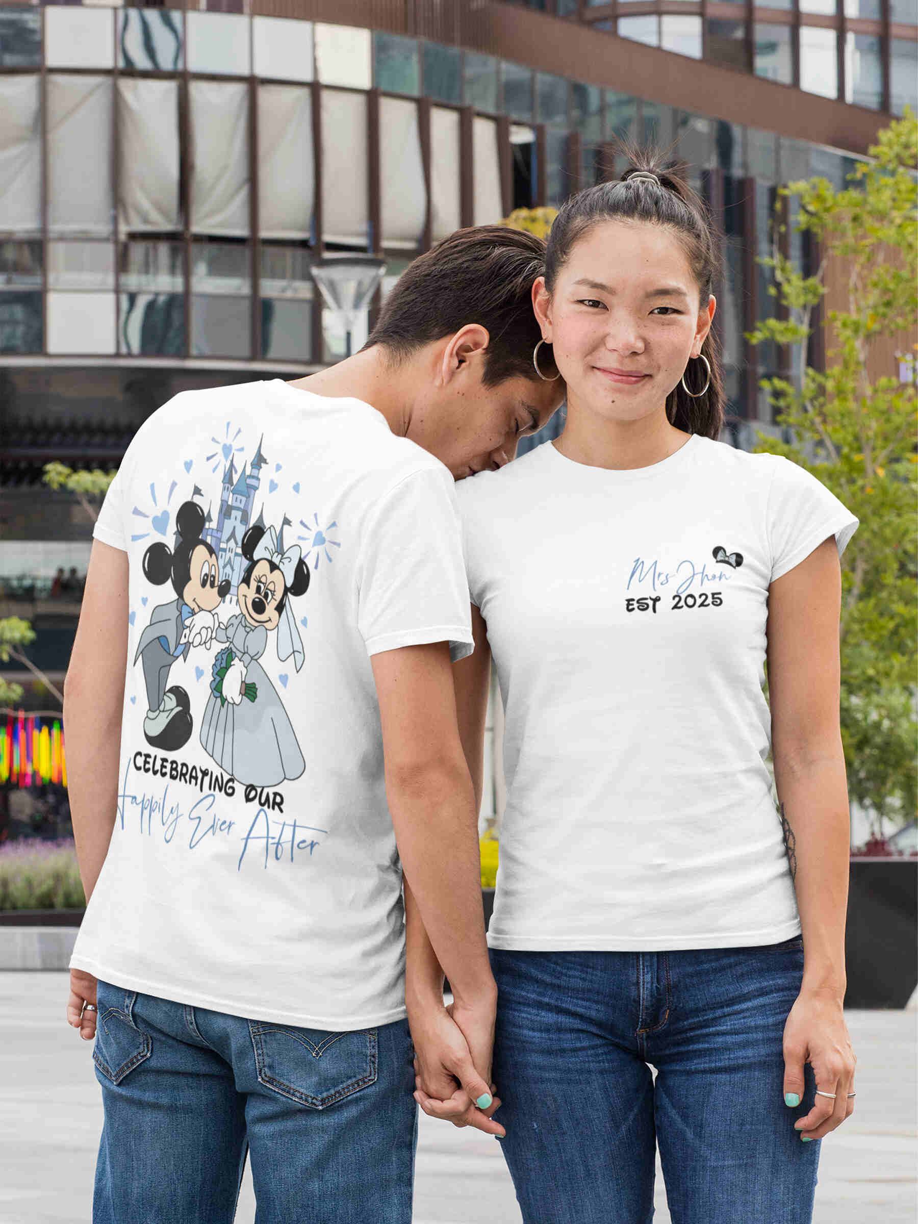 Mickey Minnie Disney Wedding Tshirt