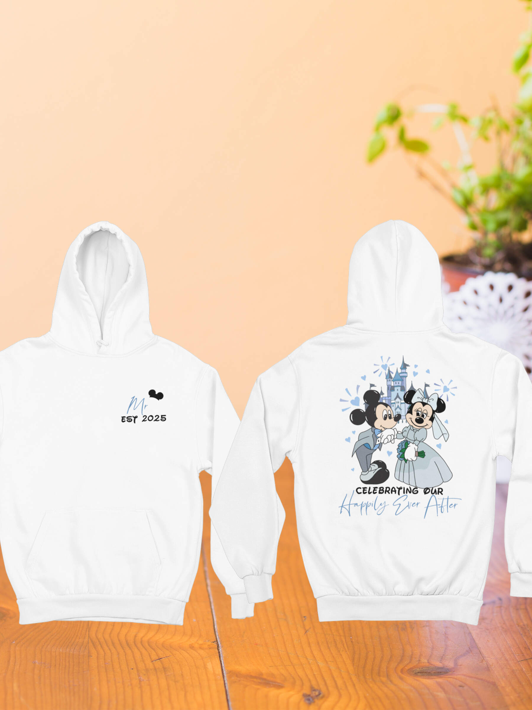 Mickey Minnie Disney Wedding Hoodie - Second View