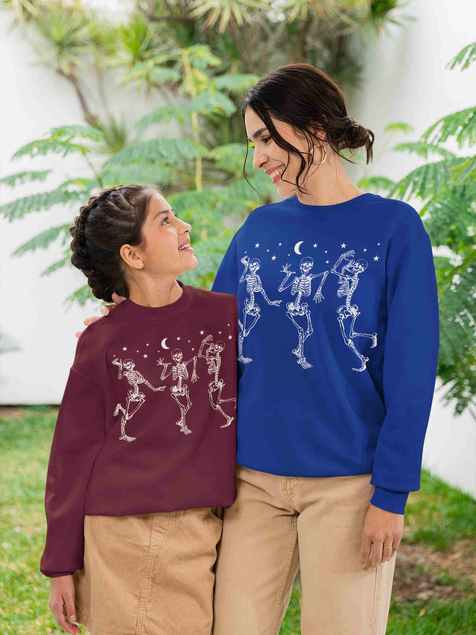 Dancing Skeletons Halloween Sweatshirt