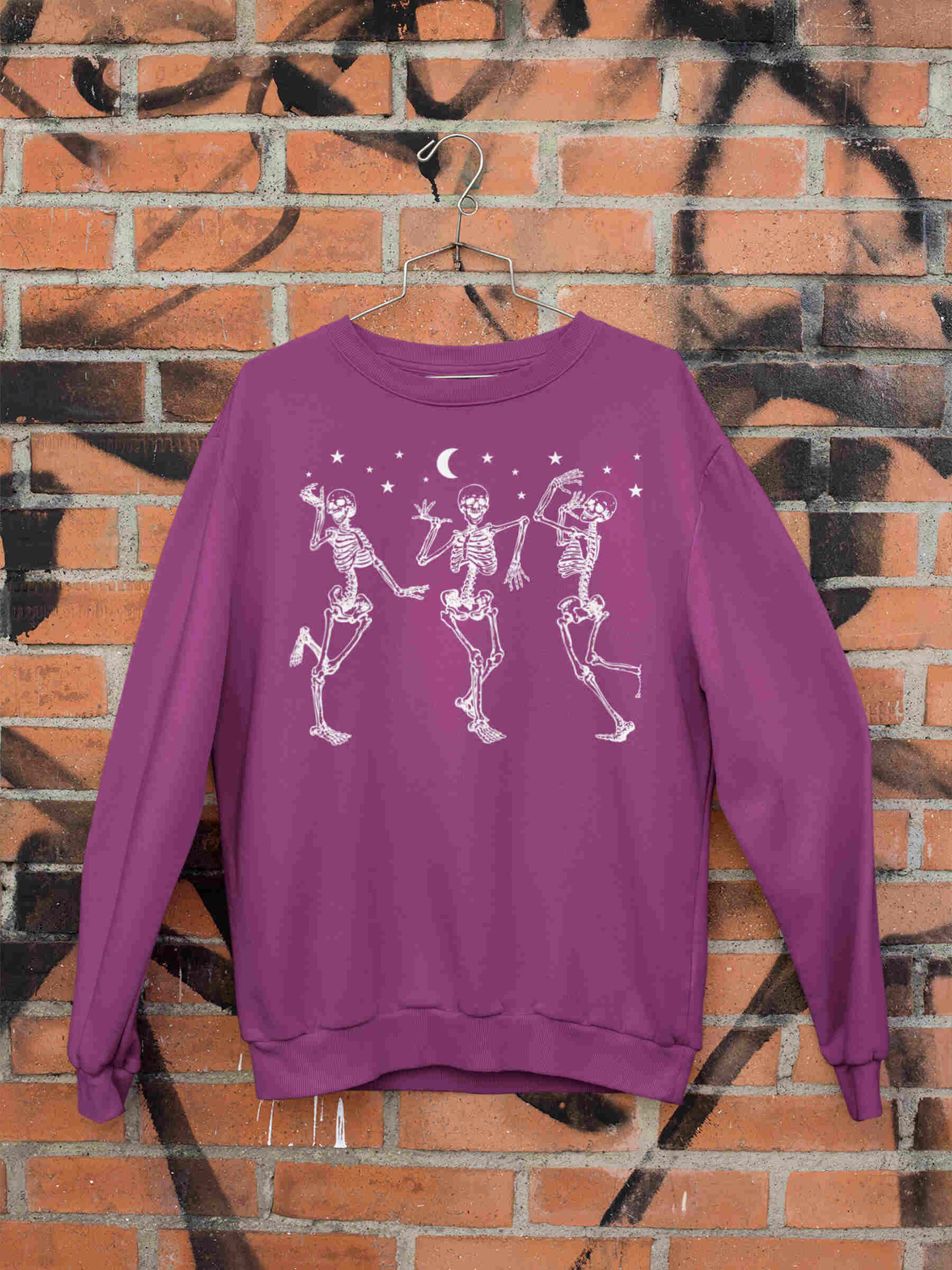 Dancing Skeletons Halloween Sweatshirt - Second View