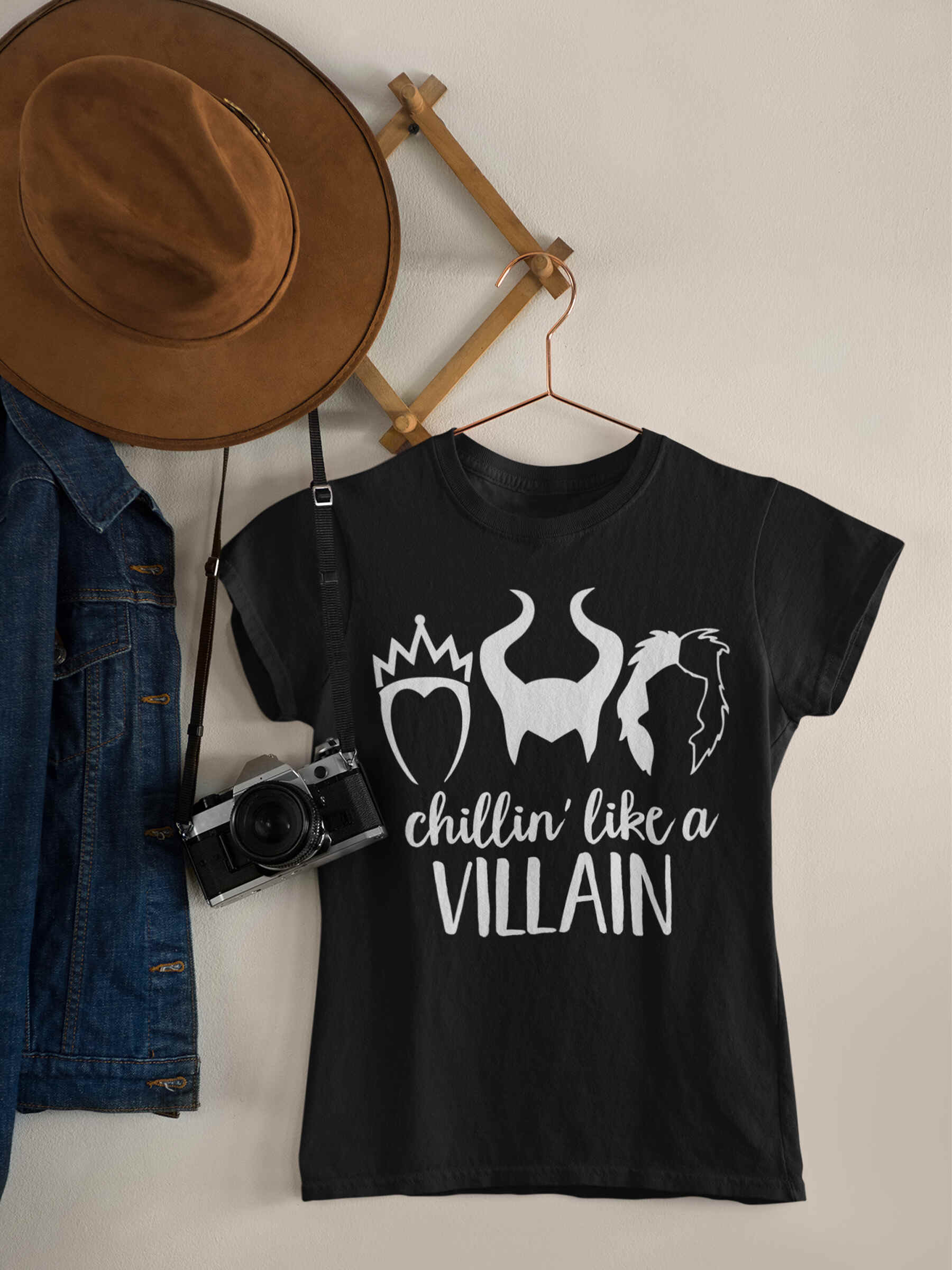 Chillin Like A Villain Tshirt - Second View