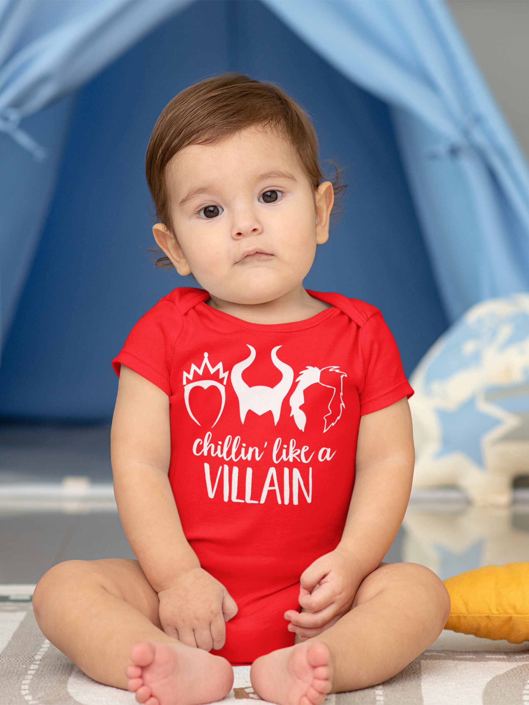 Chillin Like A Villain Baby Suit
