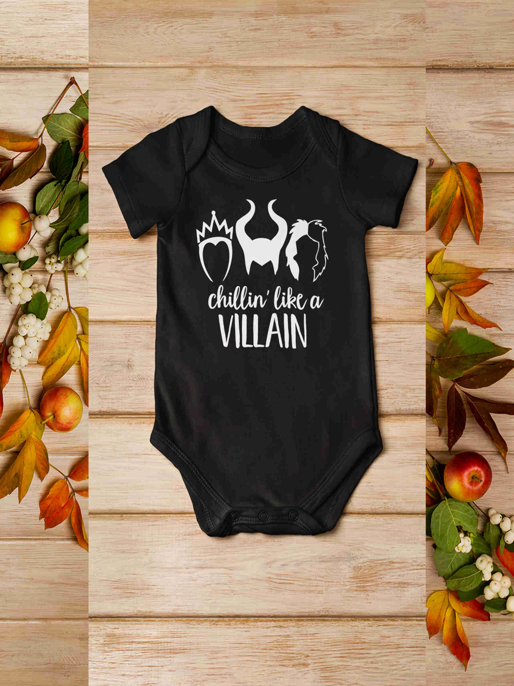 Chillin Like A Villain Baby Suit - Second View