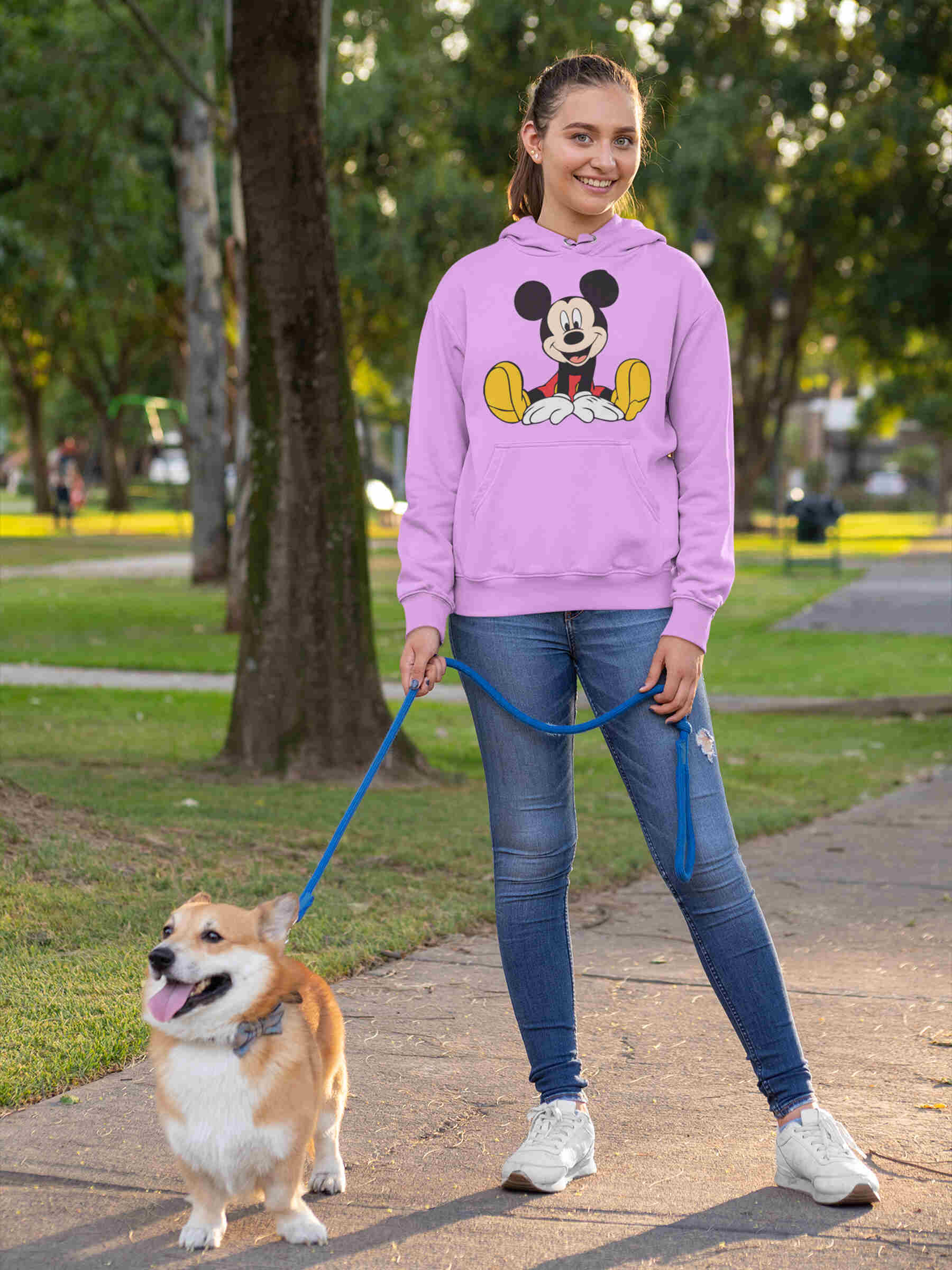 Mickey Minnie Characters Hoodie