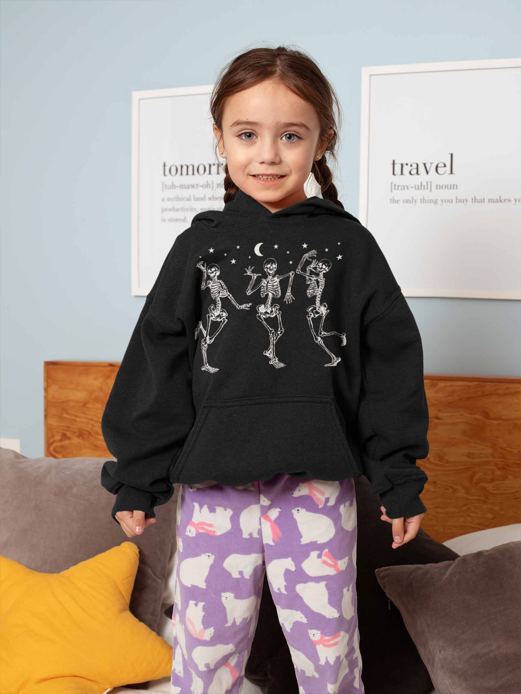 Dancing Skeletons Halloween Hoodie