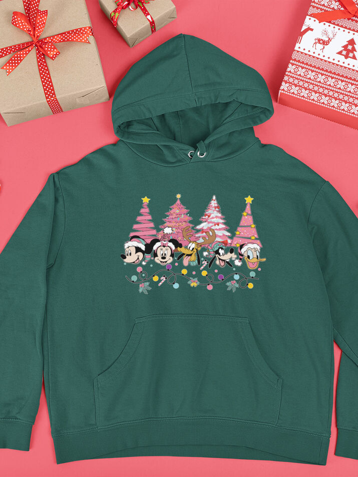 Christmas Mouse And Friends Hoodie - Second View