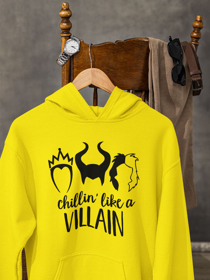 Chillin Like A Villain Hoodie - Second View