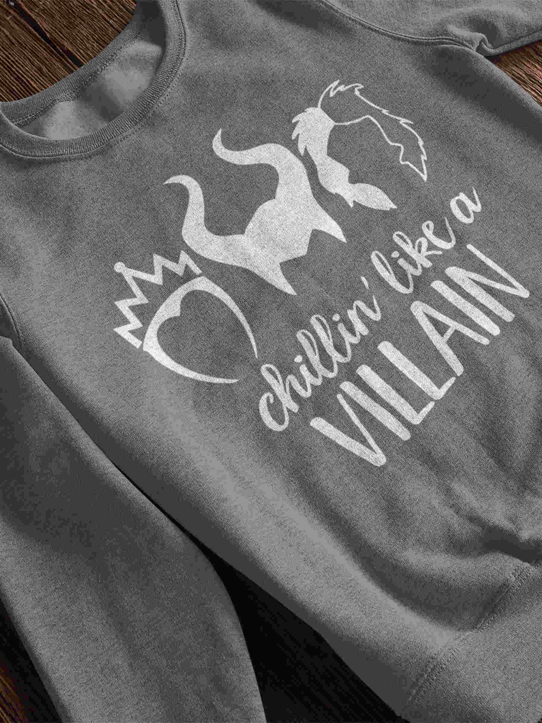 Chillin Like A Villain Sweatshirt - Second View