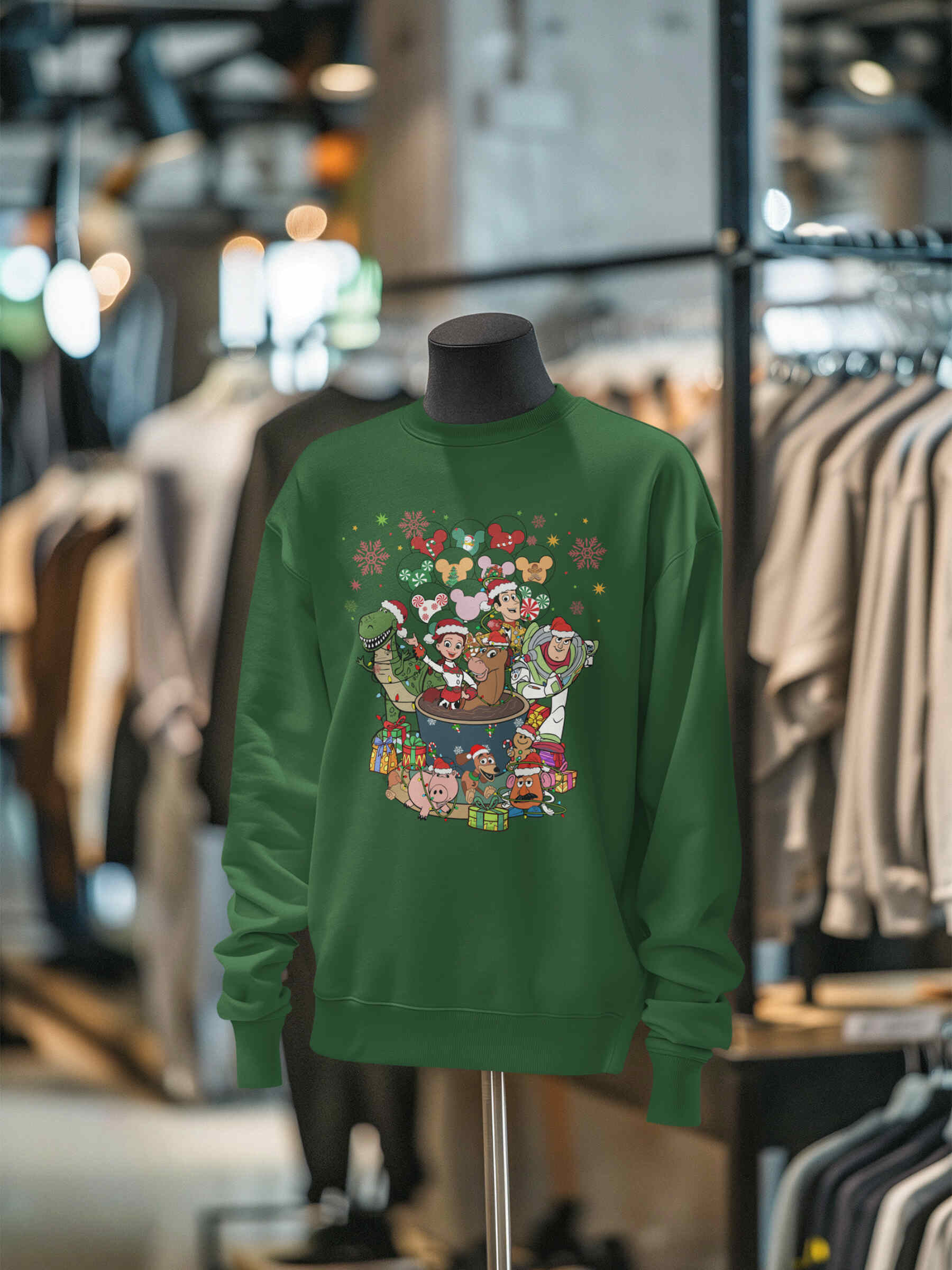 Christmas Toy Story Friends_2 Sweatshirt - Second View