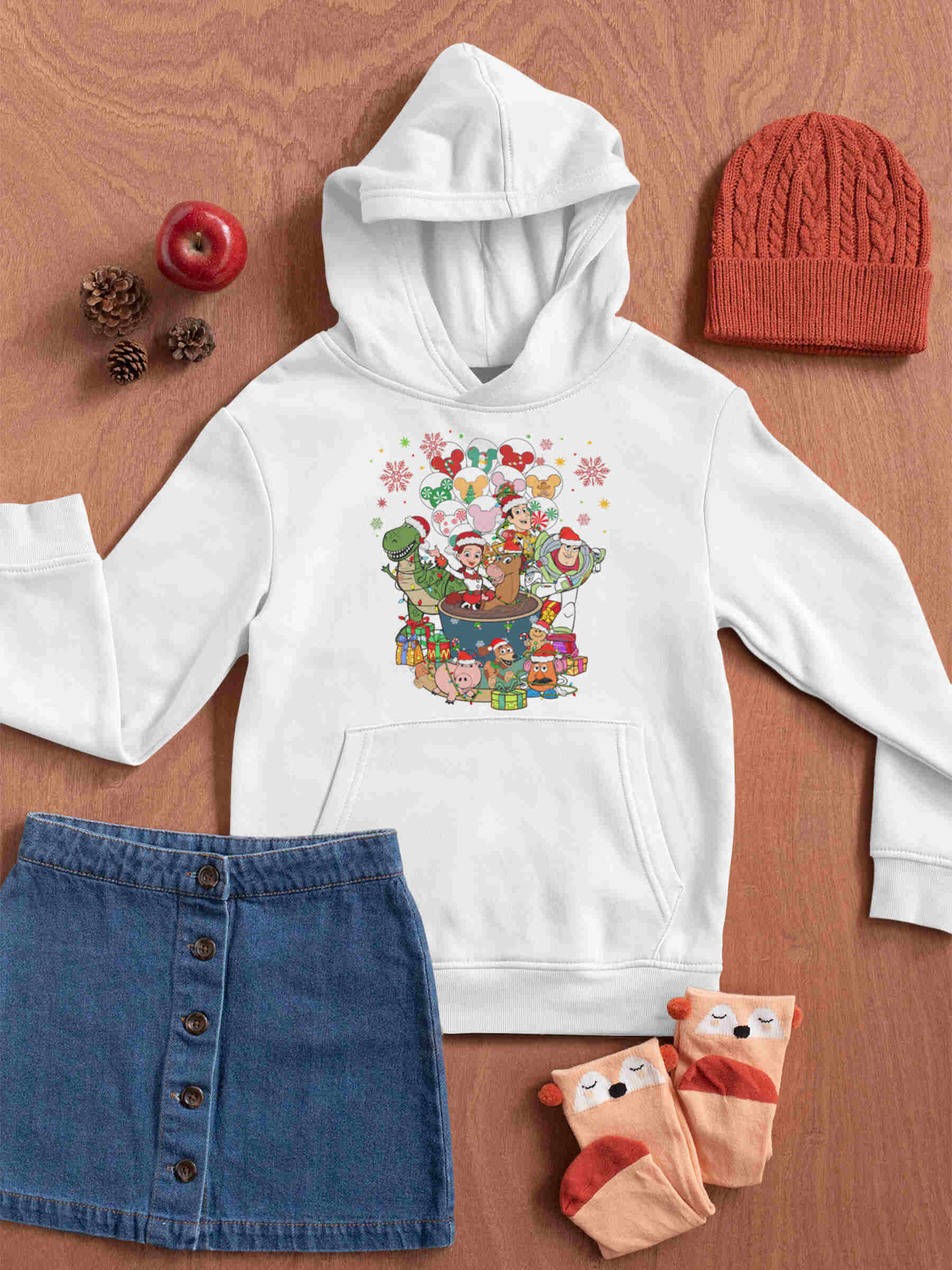 Christmas Toy Story Friends_2 Hoodie - Second View