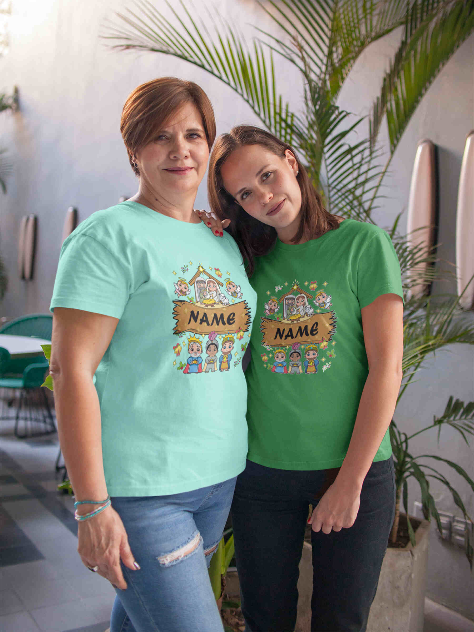 Custom Name Kid Christmas 2 Tshirt